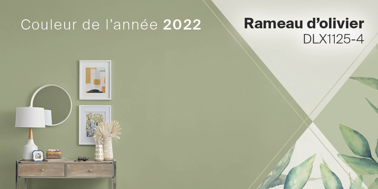 Couleur de peinture de l’année 2022 de Dulux : Rameau d’olivier